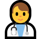 Man Health Worker Emoji, Microsoft style
