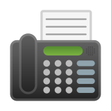 Fax Machine Emoji, Google style