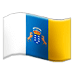 Flag: Canary Islands Emoji, Samsung style