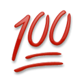 Hundred Points Emoji, LG style
