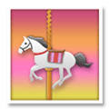 Carousel Horse Emoji, LG style