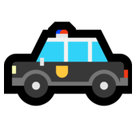 Police Car Emoji, Microsoft style