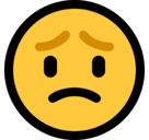 Worried Emoji, Microsoft style