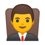 Man Judge Emoji, Google style