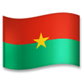 Flag: Burkina Faso Emoji, LG style