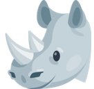 Rhinoceros Emoji, Facebook style