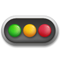 Horizontal Traffic Light Emoji, LG style