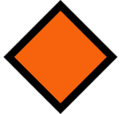 Large Orange Diamond Emoji, Microsoft style