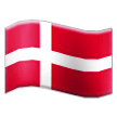 Flag: Denmark Emoji, Samsung style