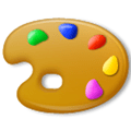 Artist Palette Emoji, LG style