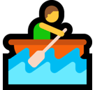 Rower Emoji, Microsoft style