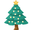 Christmas Tree Emoji, Facebook style
