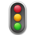 Vertical Traffic Light Emoji, LG style