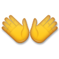Open Hands Emoji, LG style