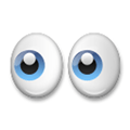 Eyes Emoji, LG style