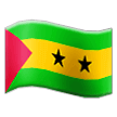 Flag: São Tomé & PríNcipe Emoji, Samsung style
