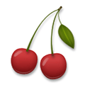 Cherries Emoji, LG style