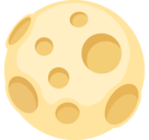 Full Moon Emoji, Facebook style