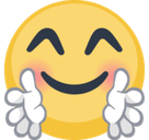 Hug Emoji, Facebook style