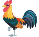 Rooster Emoji, Facebook style