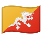 Flag: Bhutan Emoji, Microsoft style