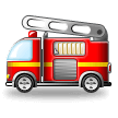 Fire Engine Emoji, Samsung style