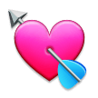 Heart with Arrow Emoji, Samsung style