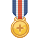 Military Medal Emoji, Facebook style