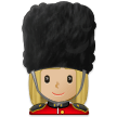 Woman Guard Emoji with Medium-Light Skin Tone, Samsung style