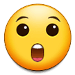 Astonished Face Emoji, Samsung style