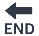 End Arrow Emoji, Facebook style