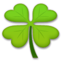 Four Leaf Clover Emoji, LG style