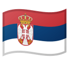 Flag: Serbia Emoji, Microsoft style
