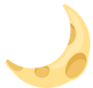 Crescent Moon Emoji, Facebook style