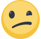 Confused Face Emoji, Facebook style