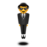 Man in Business Suit Levitating Emoji, Apple style