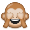 See-No-Evil Monkey Emoji, LG style