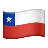 Flag: Chile Emoji, Apple style