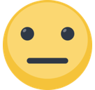Straight Face Emoji, Facebook style
