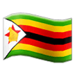 Flag: Zimbabwe Emoji, Samsung style