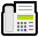 Fax Machine Emoji, Microsoft style