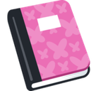 Notebook with Decorative Cover Emoji, Facebook style