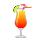 Tropical Drink Emoji, Google style