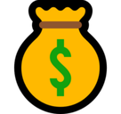Money Bag Emoji, Microsoft style