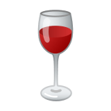 Wine Glass Emoji, Google style