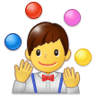 Person Juggling Emoji, Samsung style