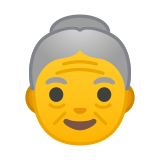 Old Woman Emoji, Google style