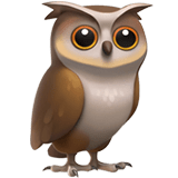 Owl Emoji, Apple style