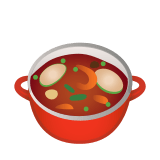 Pot of Food Emoji, Google style