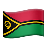 Flag: Vanuatu Emoji, Apple style
